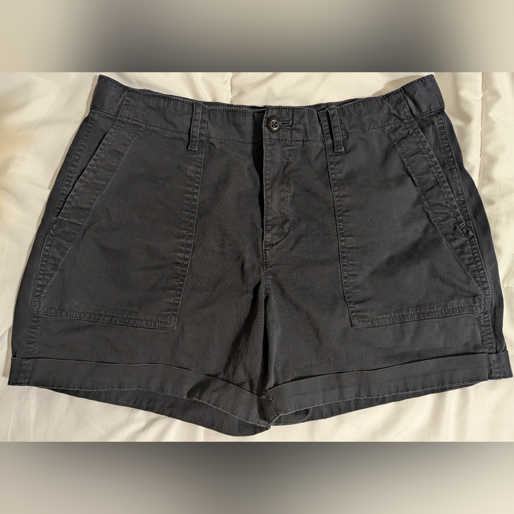 GAP Navy Cuffed Shorts - Size 10P